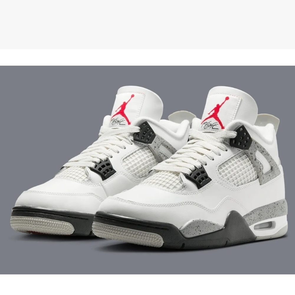 NEW NIKE AIR JORDAN 4 RETRO  "WHITE CEMENT" (2025)